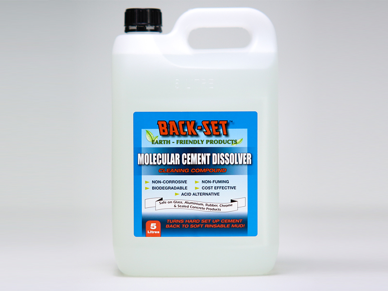 How often should I use backset cleaner on my driveway?