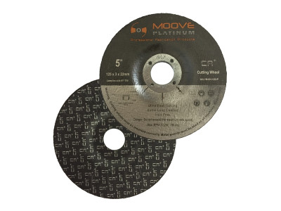 Moove 125mm Depressed Centre - Platinum With CA+ Cutting Disc
