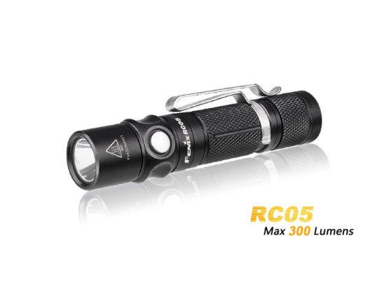 Fenix RC05 - 300 Lumens Rechargeable LED Torch