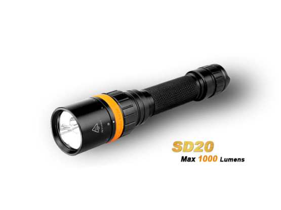 Fenix SD20 - 1000 Lumens Diving LED Torch