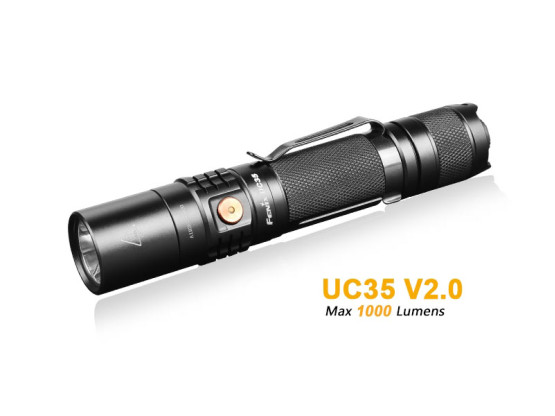 Fenix UC35 V2.0 - 1000 Lumens Rechargeable LED Torch