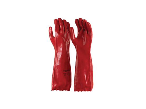 MaxiSafe Red PVC 45cm Gauntlet