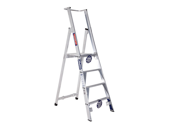 Premium Platform Step Ladders - Aluminium