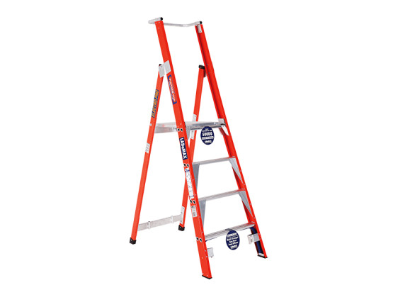 Premium Platform Step Ladders - Fibreglass