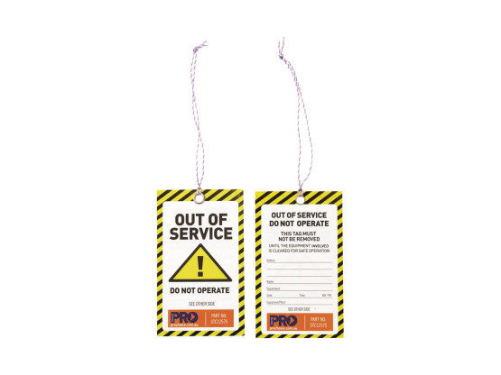 ProChoice Safety Tag -125mm x 75mm Caution