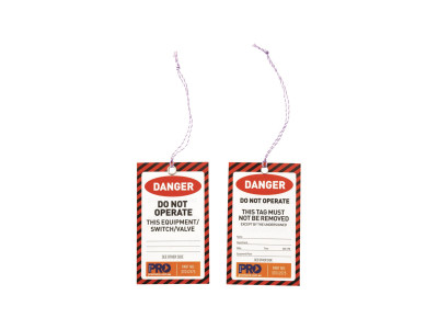 ProChoice Safety Tag -125mm x 75mm Danger